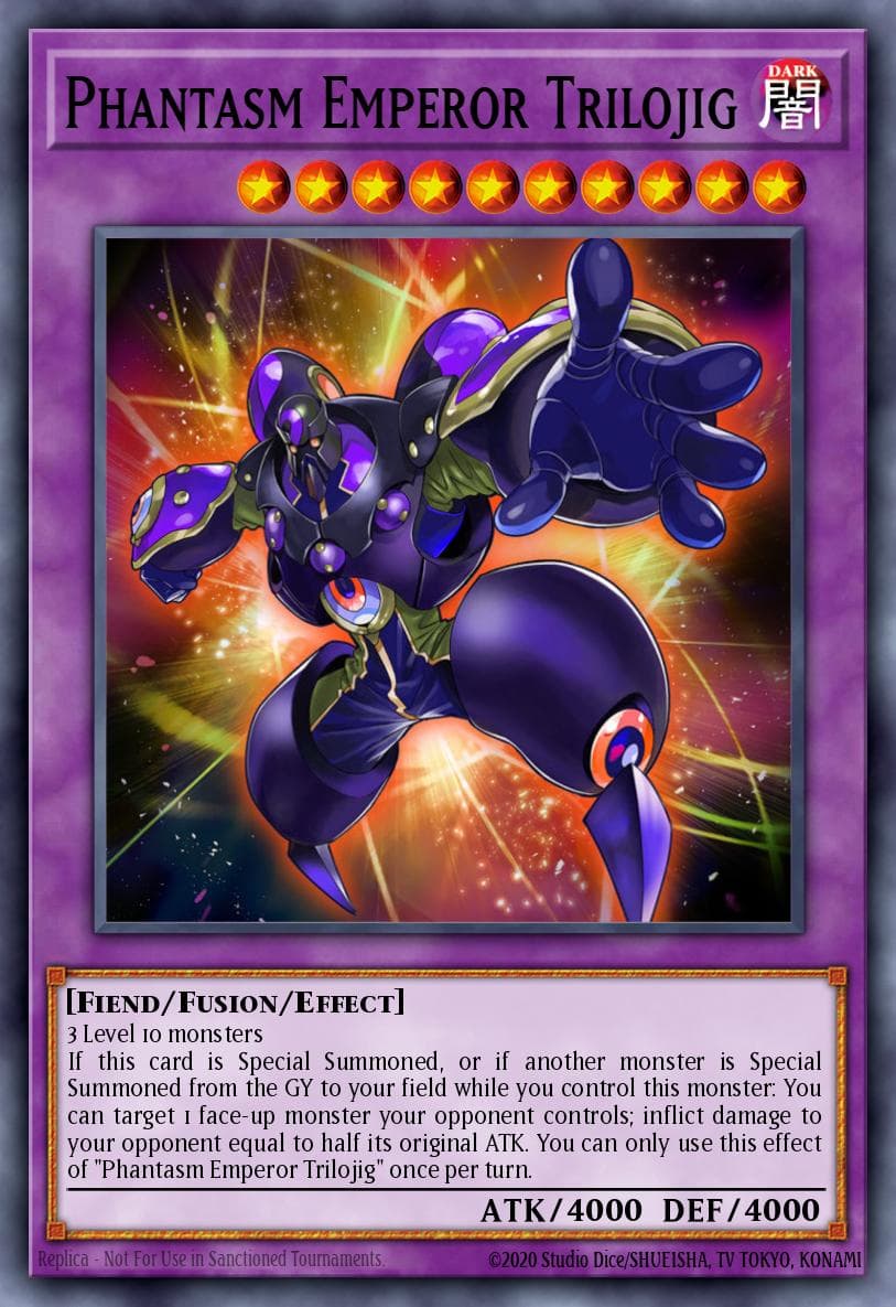 Phantasm Emperor Trilojig Duel Overload card