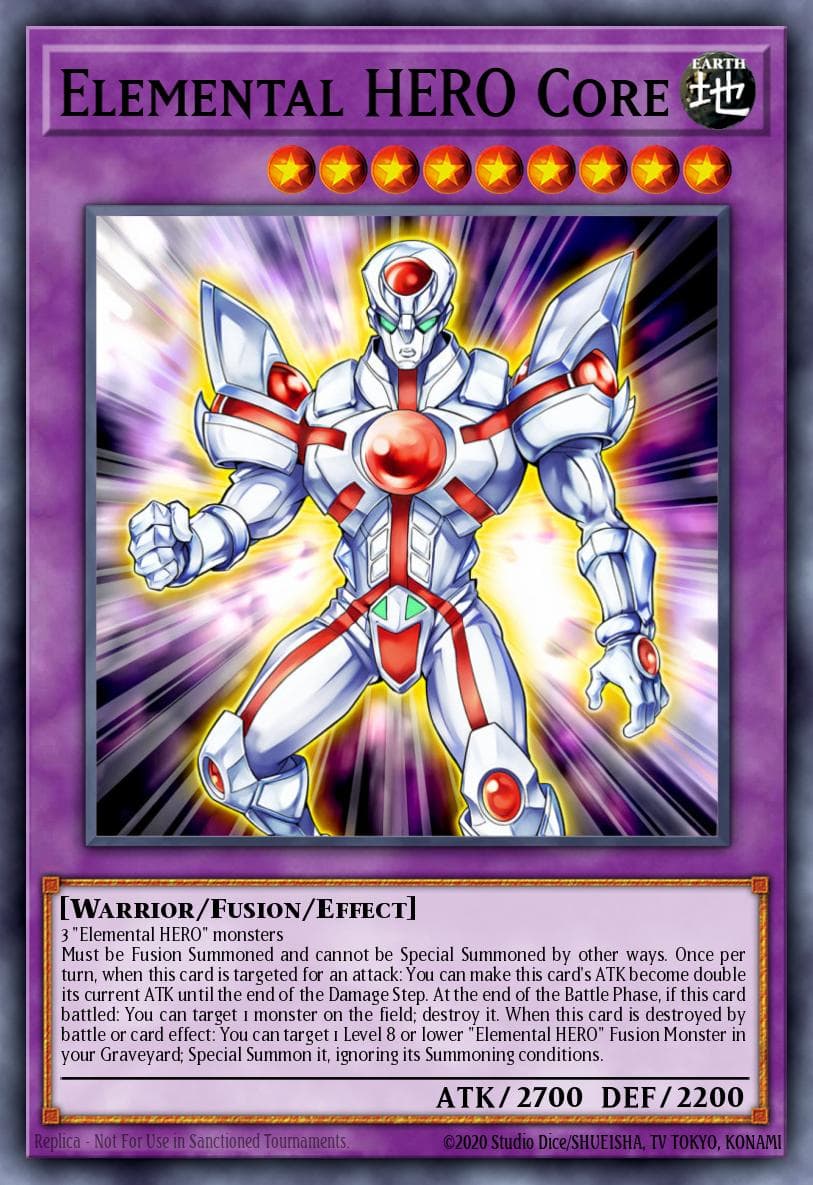 Elemental HERO Core Weekly Shonen Jump September 2013 membership promotional card card