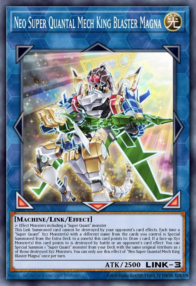 Neo Super Quantal Mech King Blaster Magna Dark Neostorm Special Edition card