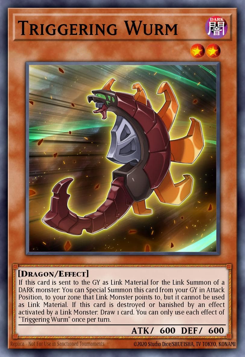 Triggering Wurm Battles of Legend: Relentless Revenge card