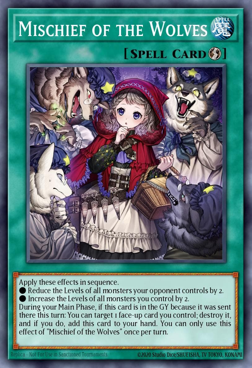 Mischief of the Wolves Burst Protocol card