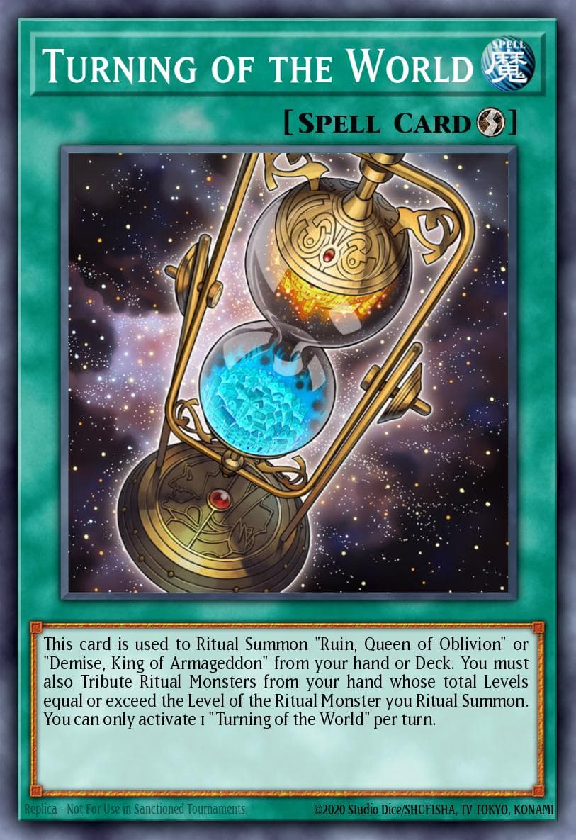 Turning of the World Cybernetic Horizon Special Edition card