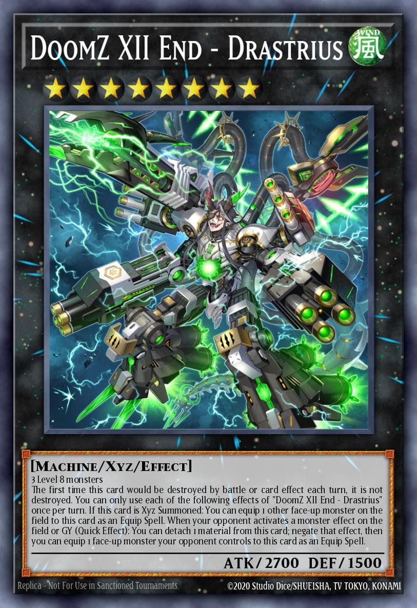 DoomZ XII End - Drastrius Doom of Dimensions card