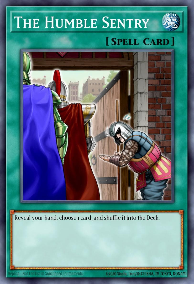 謙虛的番兵 游戏王 card