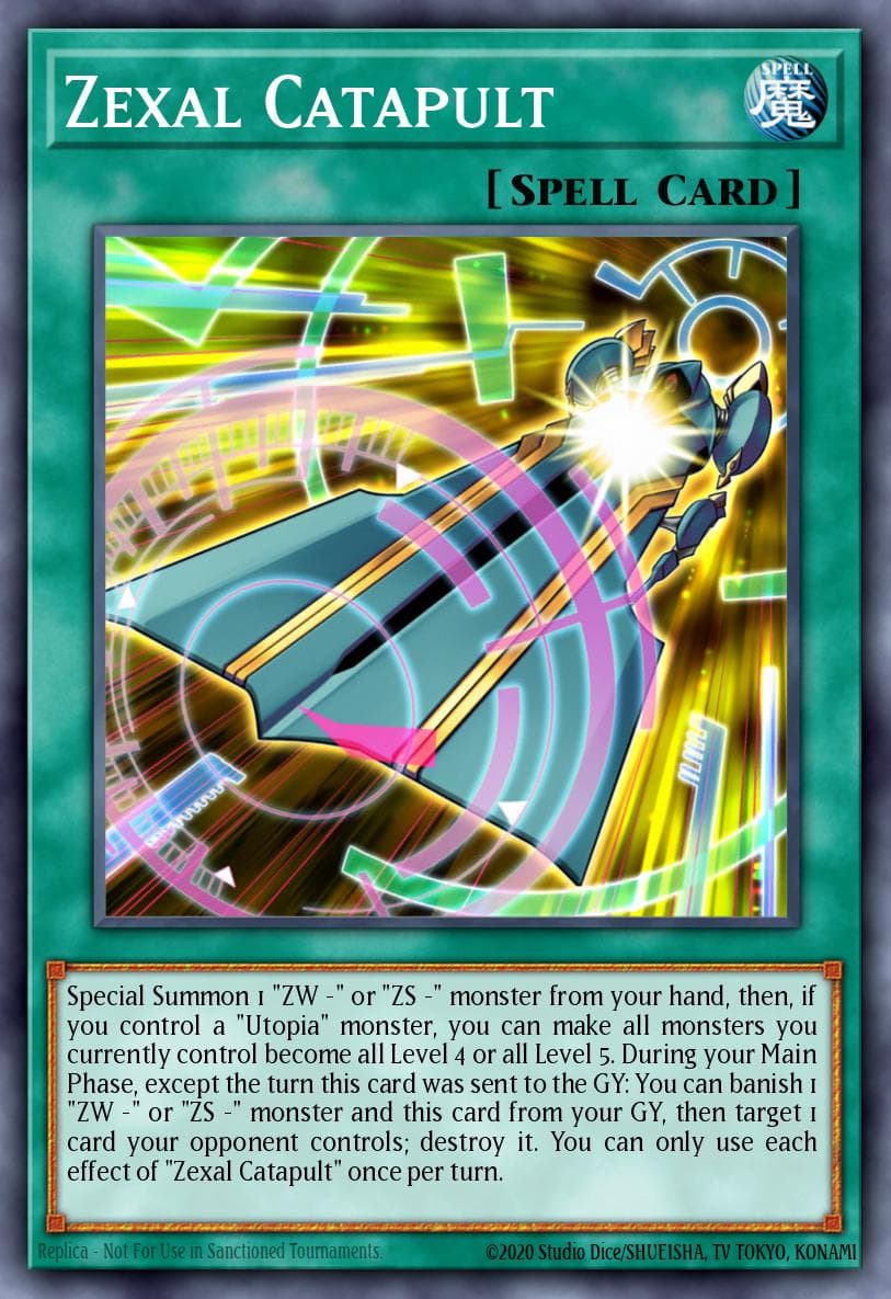 Zexal Catapult Brothers of Legend card