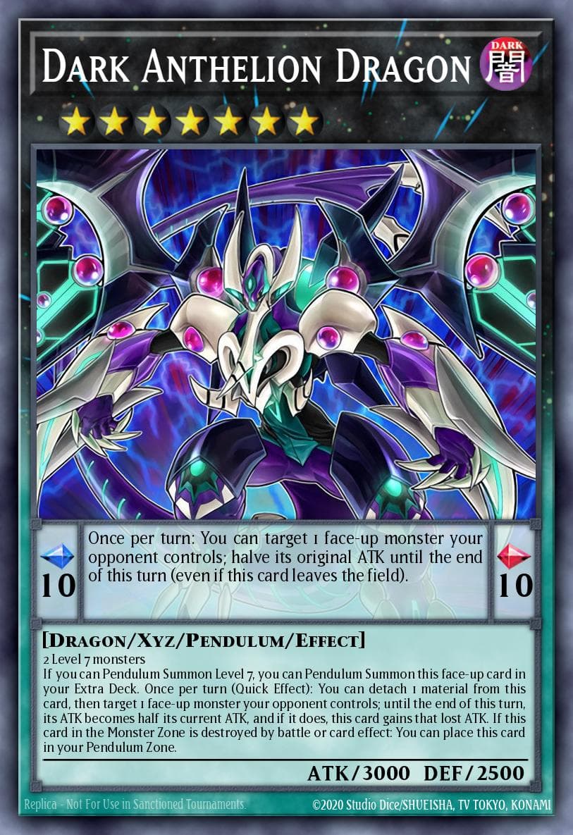Dark Anthelion Dragon Duel Overload card