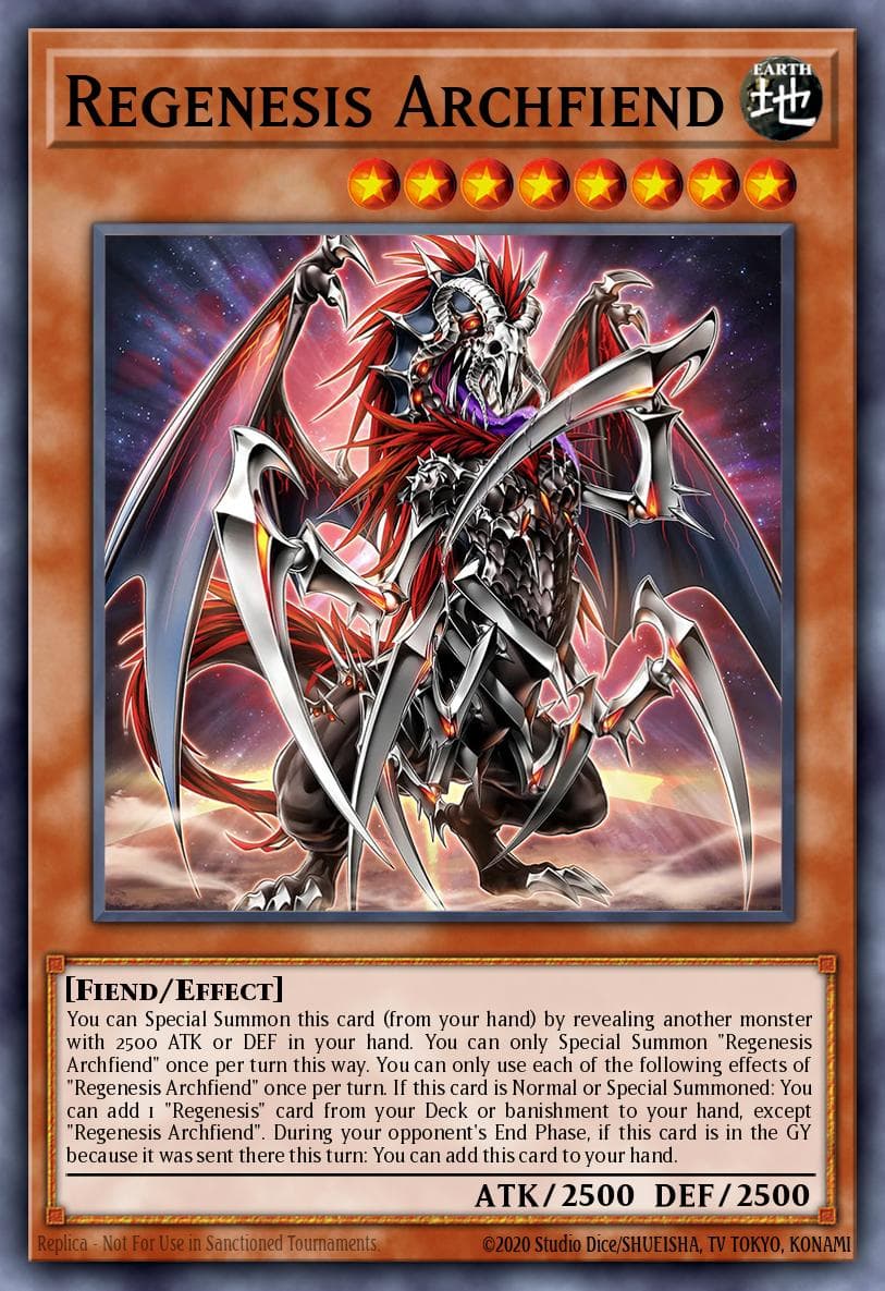 Regenesis Archfiend Alliance Insight card