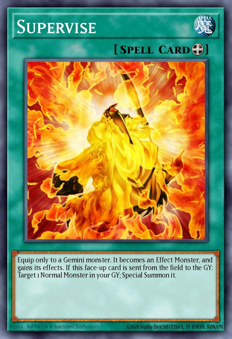 Supervise Legendary Decks II card