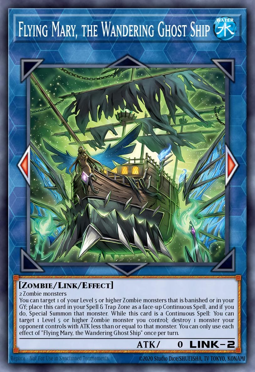 Flying Mary, the Wandering Ghost Ship Rage of the Abyss card