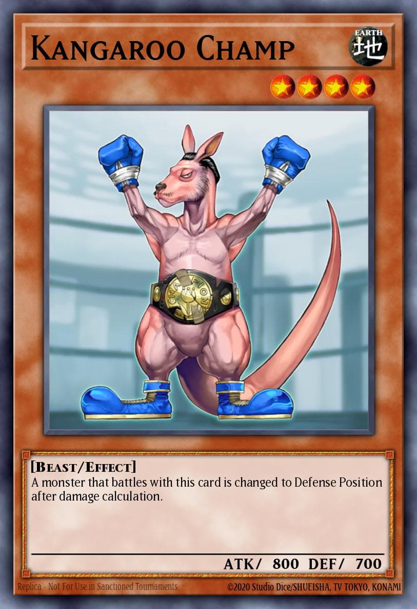 Kangaroo Champ Dark Revelation Volume 3 card