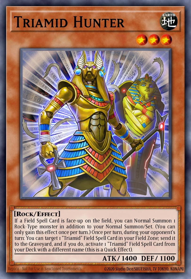 Triamid Hunter 游戏王 card