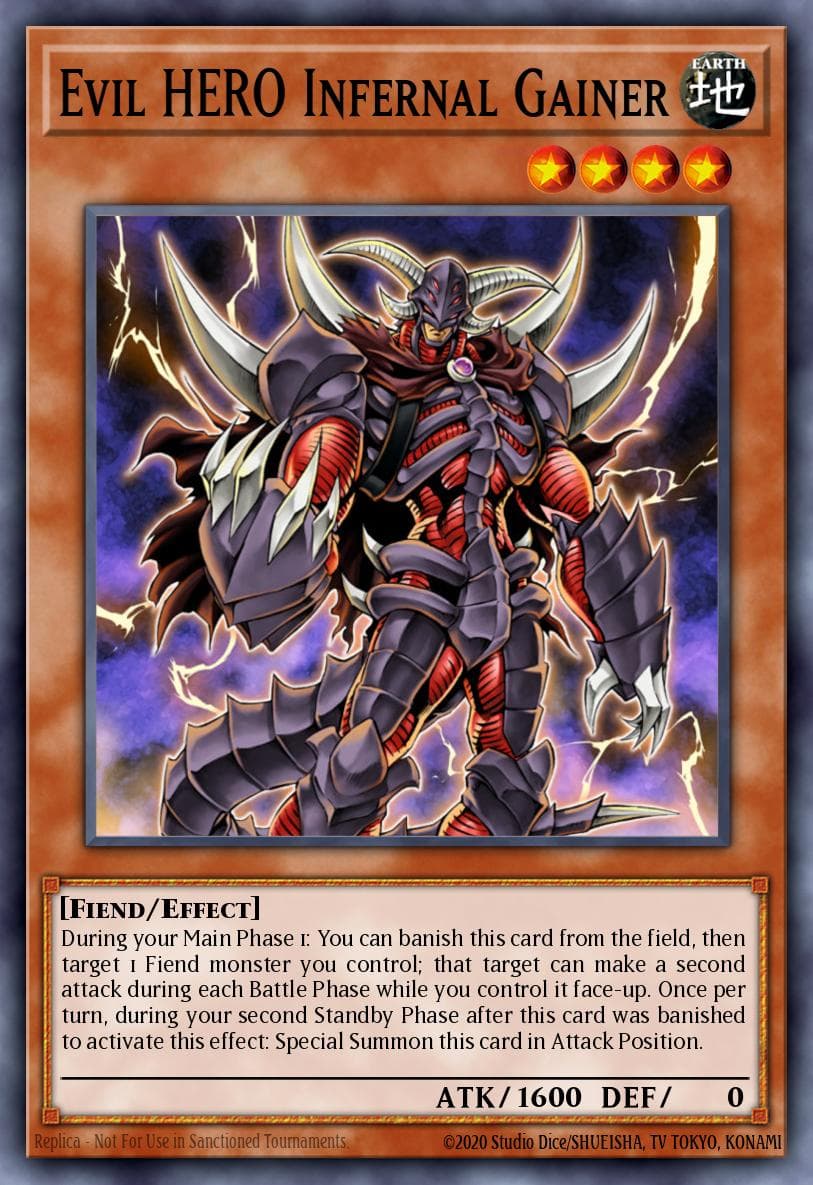 Evil HERO Infernal Gainer Duelist Pack: Jaden Yuki 3 card