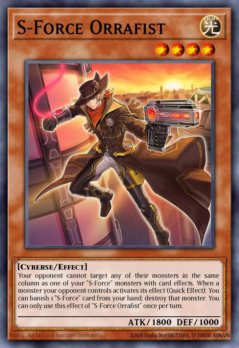 S-Force Orrafist Blazing Vortex Premiere! promotional card card