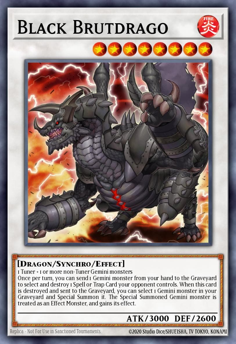 Black Brutdrago Stardust Overdrive: Special Edition card