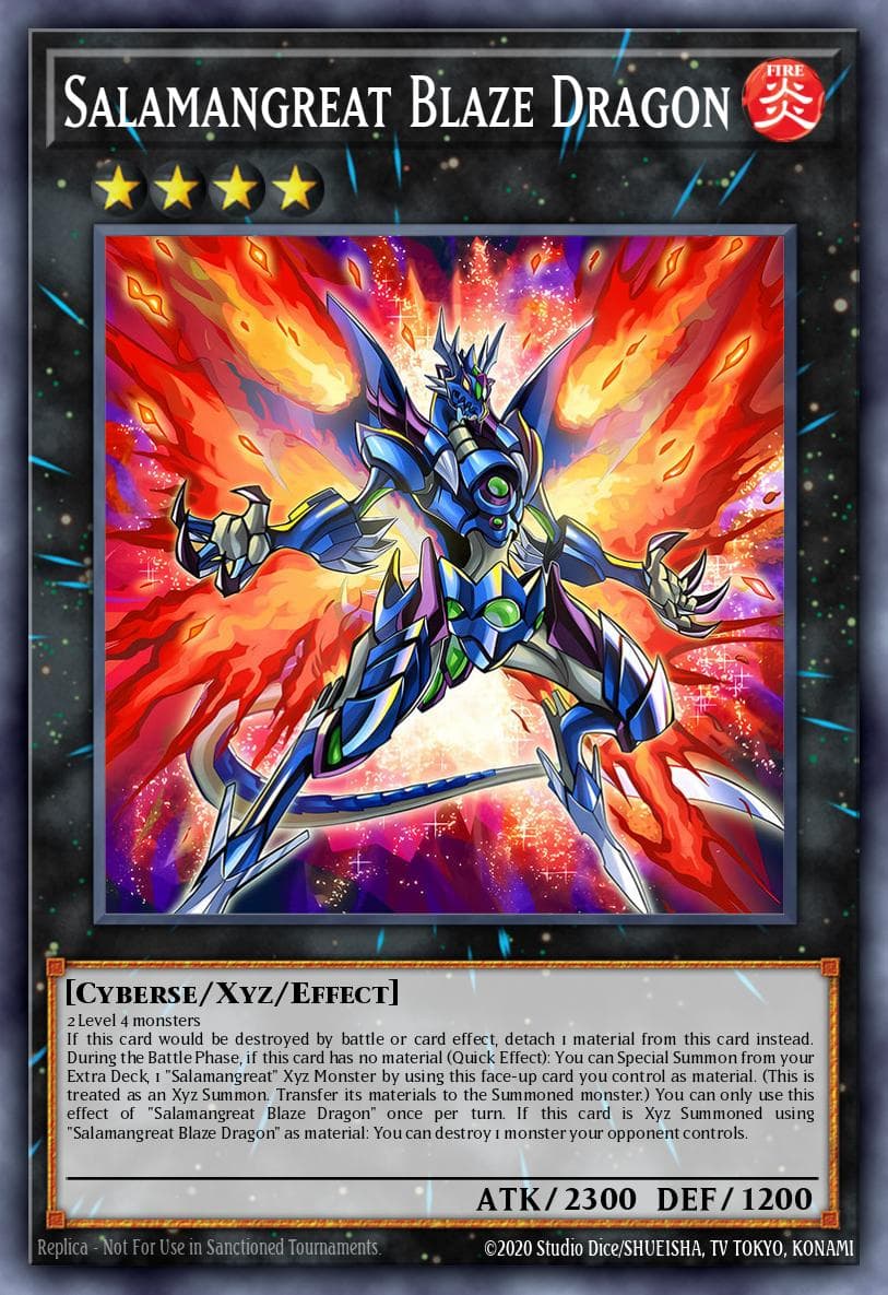 Salamangreat Blaze Dragon Ghosts From the Past: The 2nd Haunting card