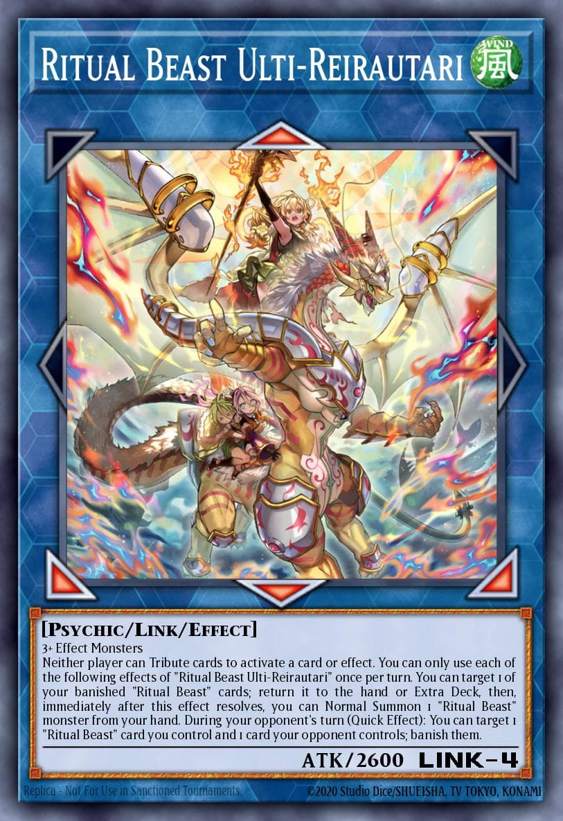 Ritual Beast Ulti-Reirautari Battles of Legend: Terminal Revenge card