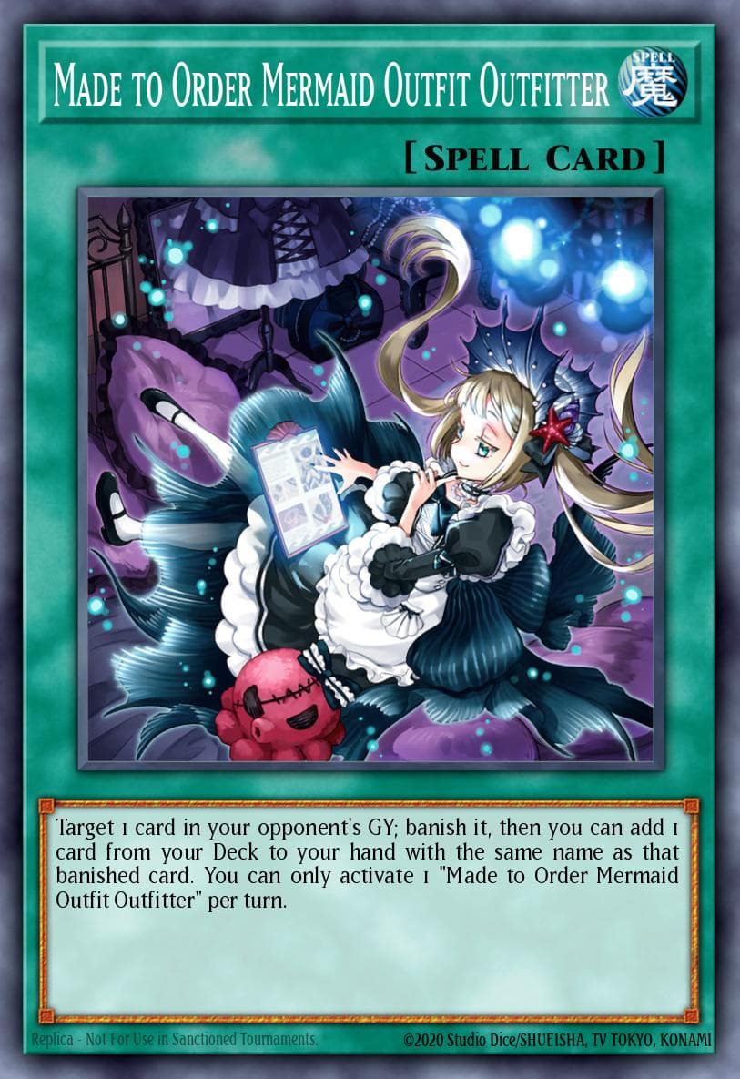 Made to Order Mermaid Outfit Outfitter Photon Hypernova card