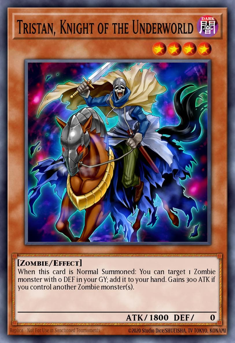 Tristan, Knight of the Underworld Structure Deck: Zombie Horde card