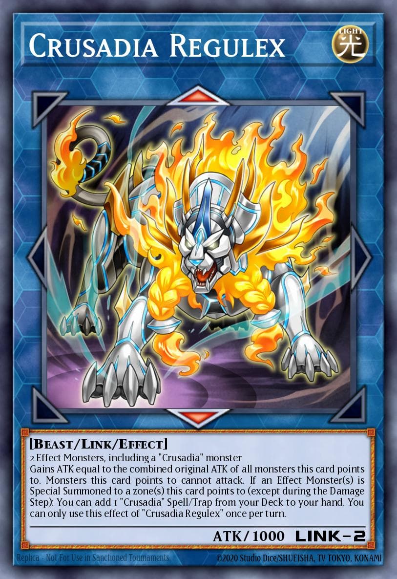 Crusadia Regulex 2019 Gold Sarcophagus Tin Mega Pack card