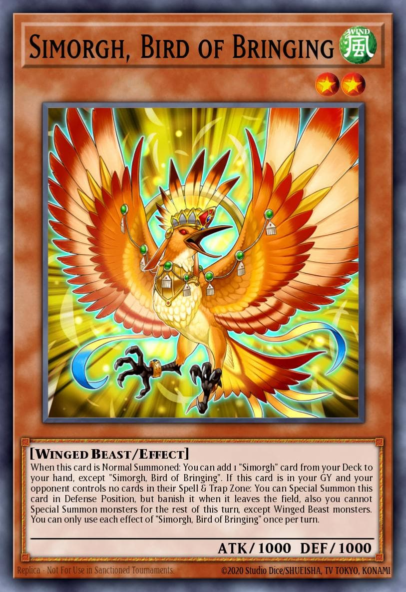 Simorgh, Bird of Bringing Rising Rampage Special Edition card