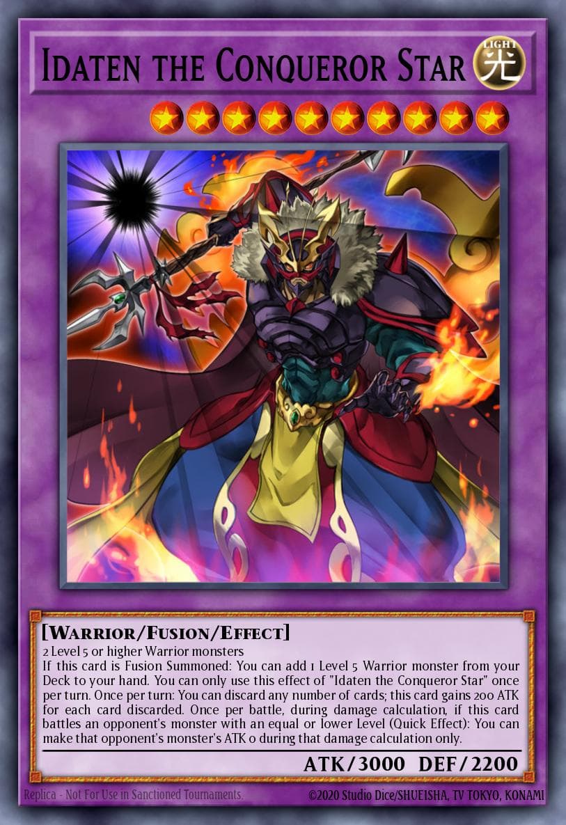 Idaten the Conqueror Star Battles of Legend: Relentless Revenge card