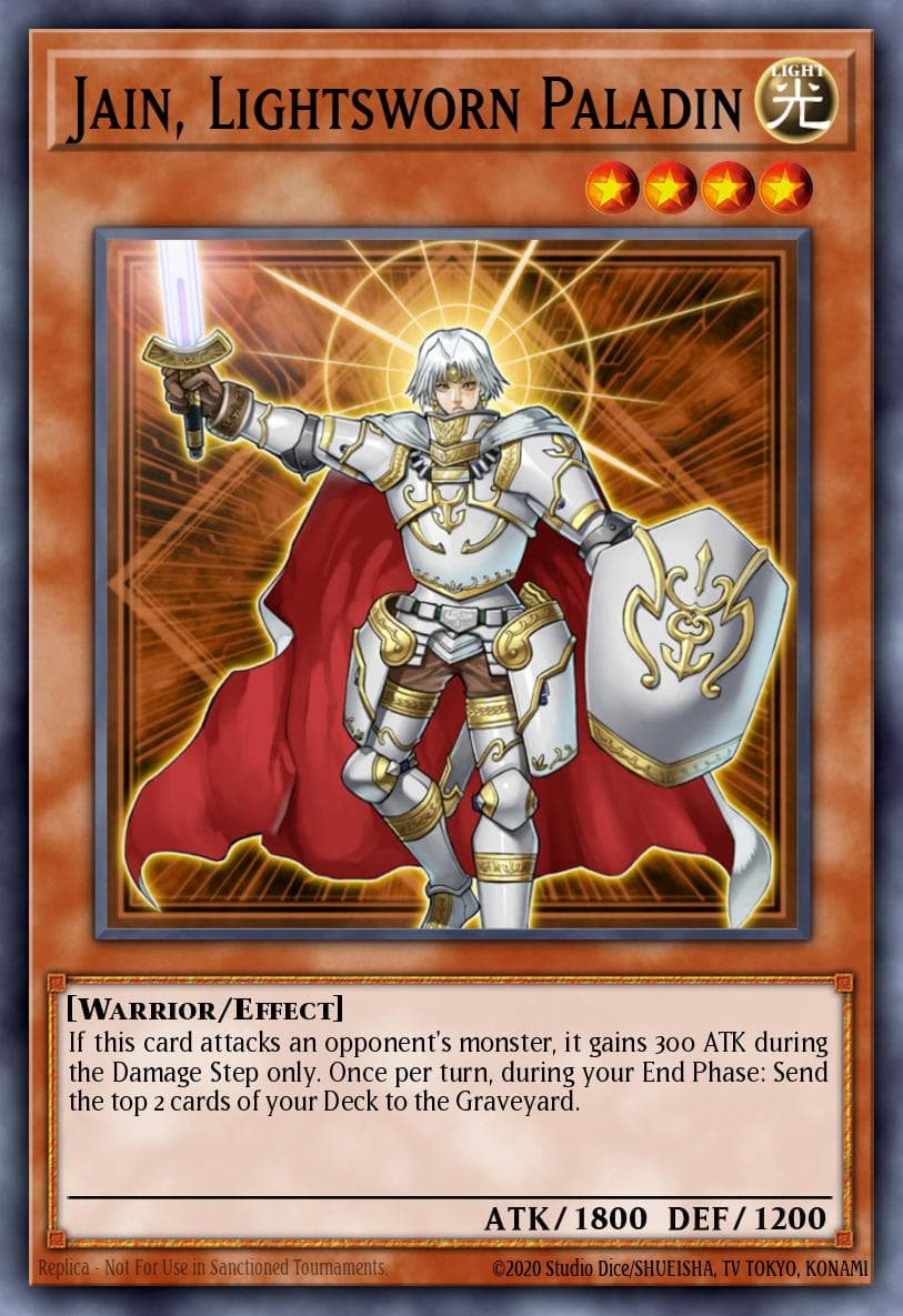 Jain, Lightsworn Paladin Realm of Light Structure Deck card