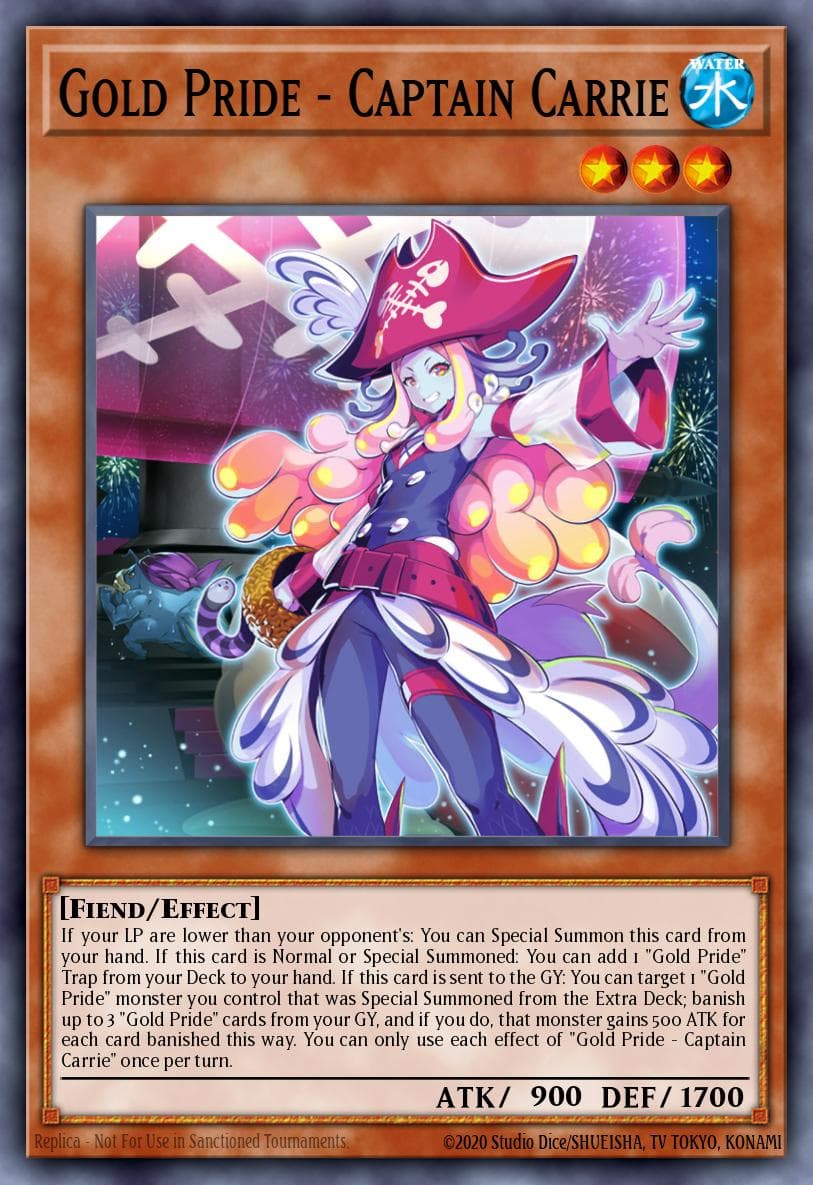 Gold Pride - Captain Carrie Photon Hypernova card