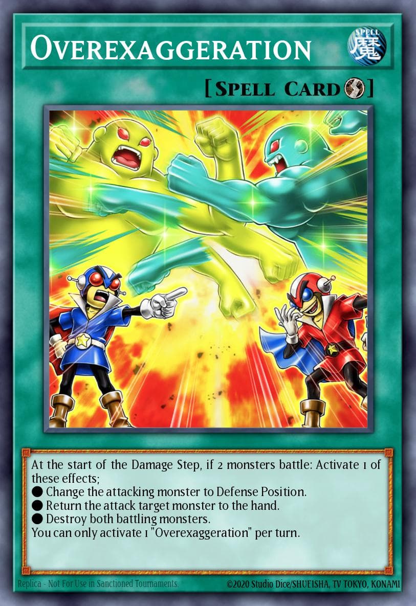 Overexaggeration Duelist Nexus card