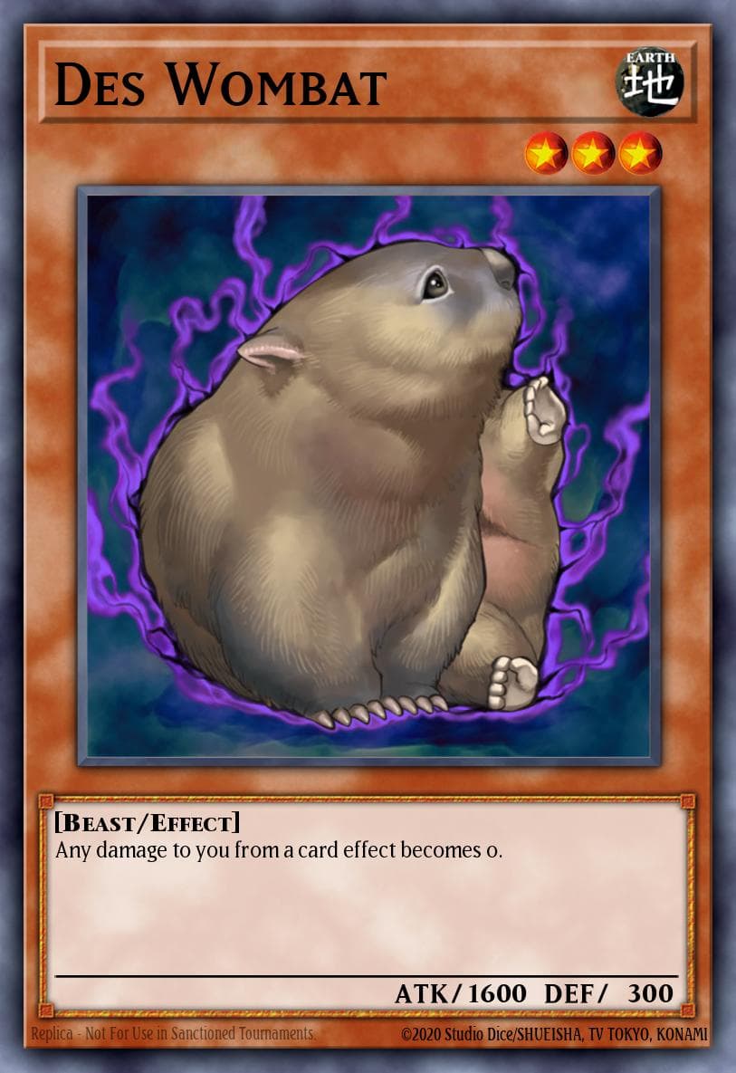 Des Wombat Dark Revelation Volume 3 card