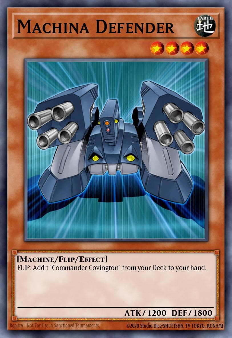 机甲部队・防卫兵 游戏王 card
