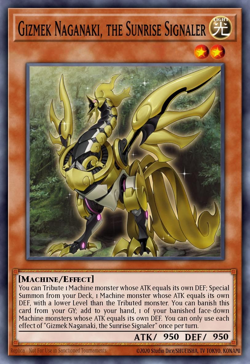 Gizmek Naganaki, the Sunrise Signaler Amazing Defenders card