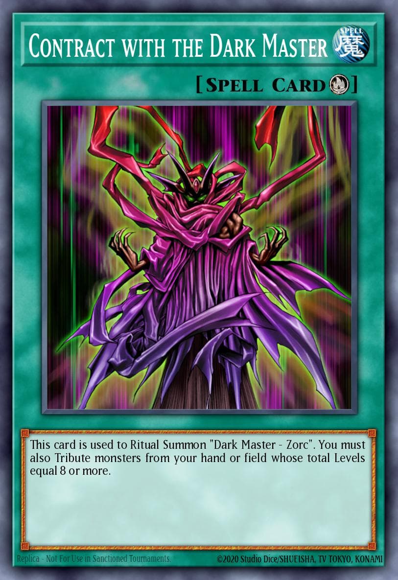 Contract with the Dark Master Dark Revelation Volume 1 card