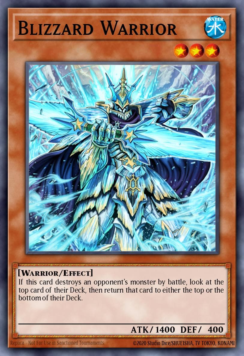 Blizzard Warrior Duel Terminal 1 card