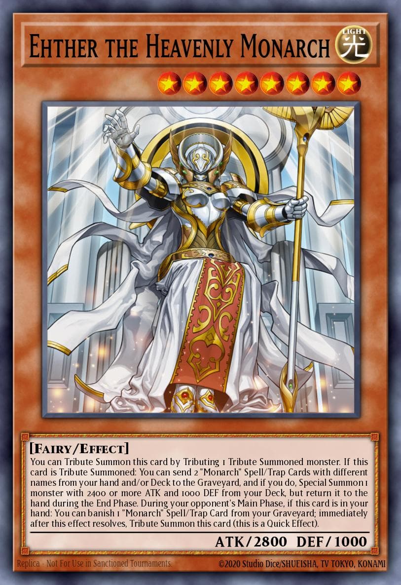 Ehther the Heavenly Monarch Emperor of Darkness Structure Deck card