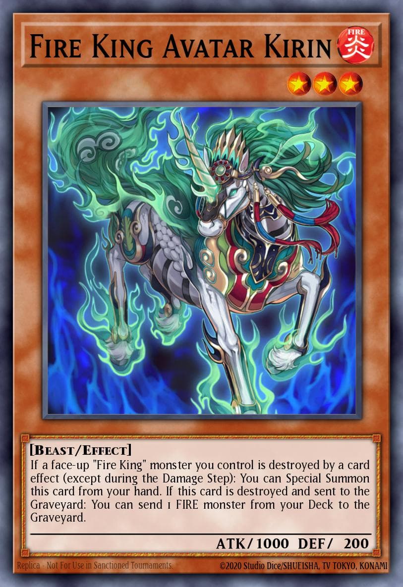 Fire King Avatar Kirin Structure Deck: Fire Kings card