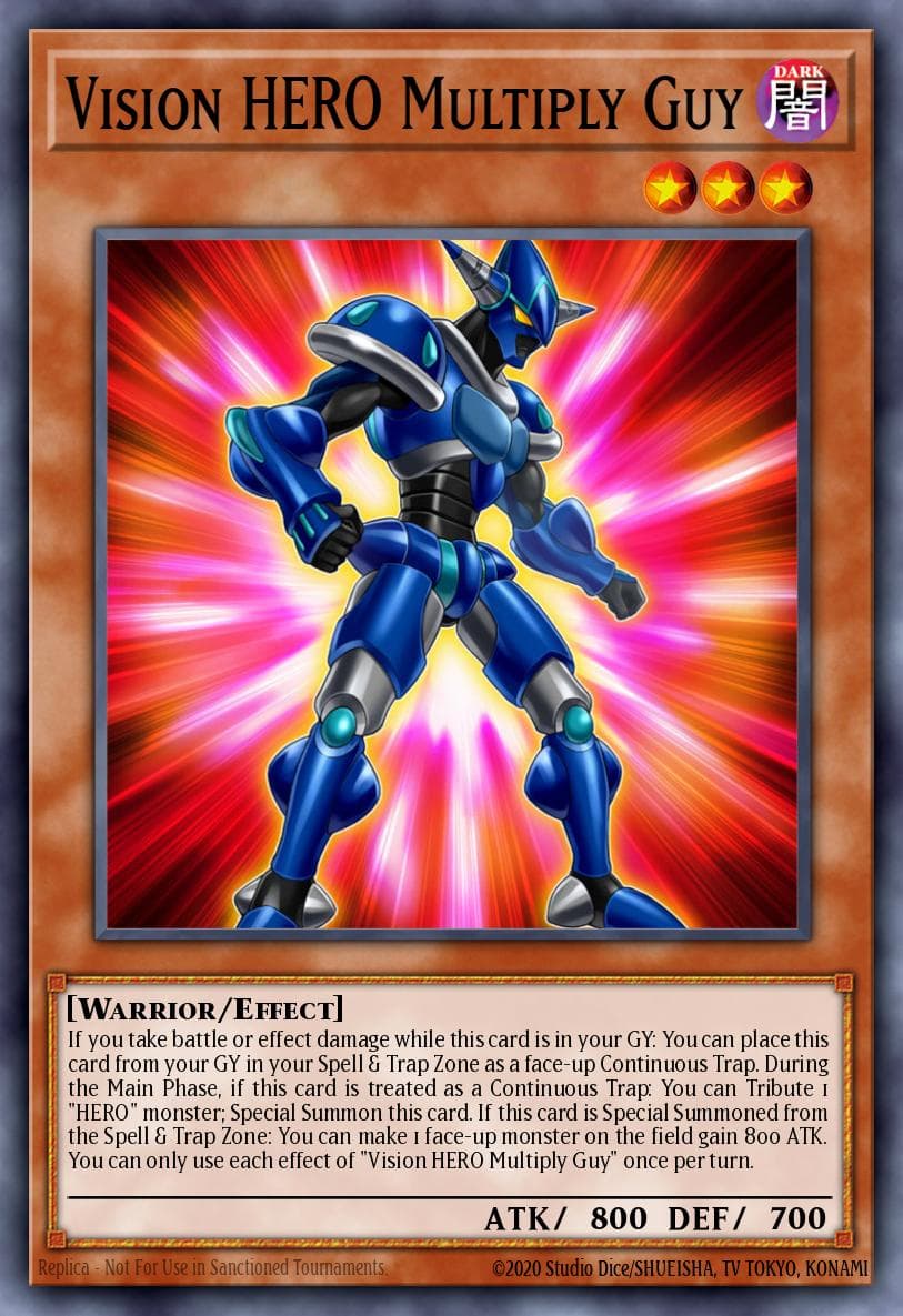 Vision HERO Multiply Guy Battles of Legend: Chapter 1 card