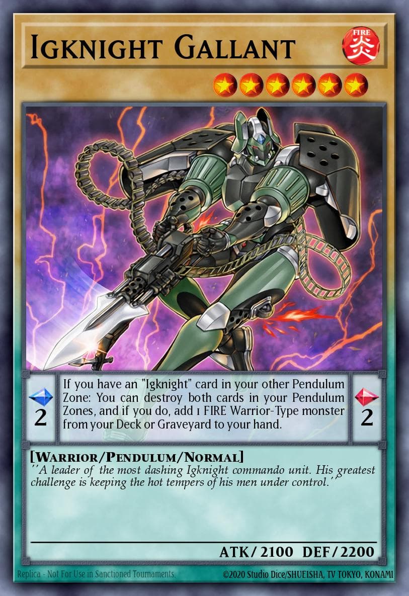 Igknight Gallant Clash of Rebellions: Special Edition card