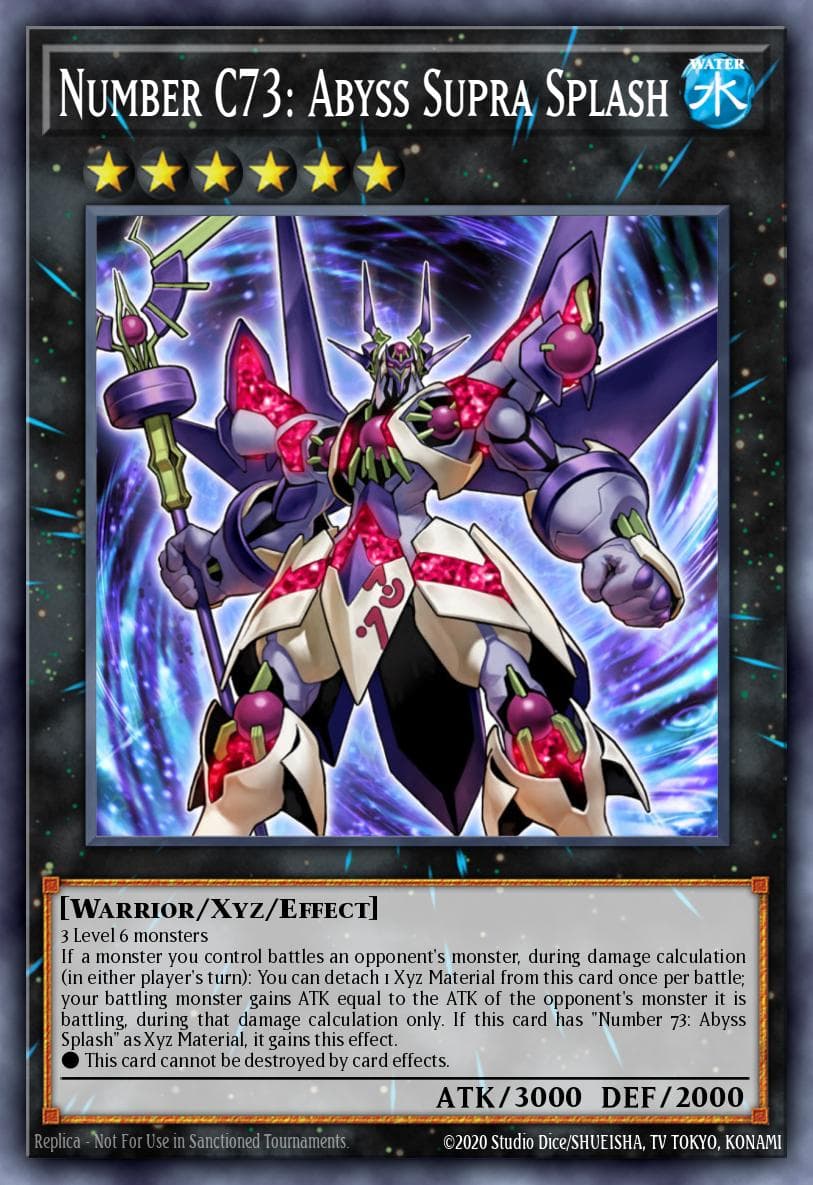 Number C73: Abyss Supra Splash Dragons of Legend: The Complete Series card
