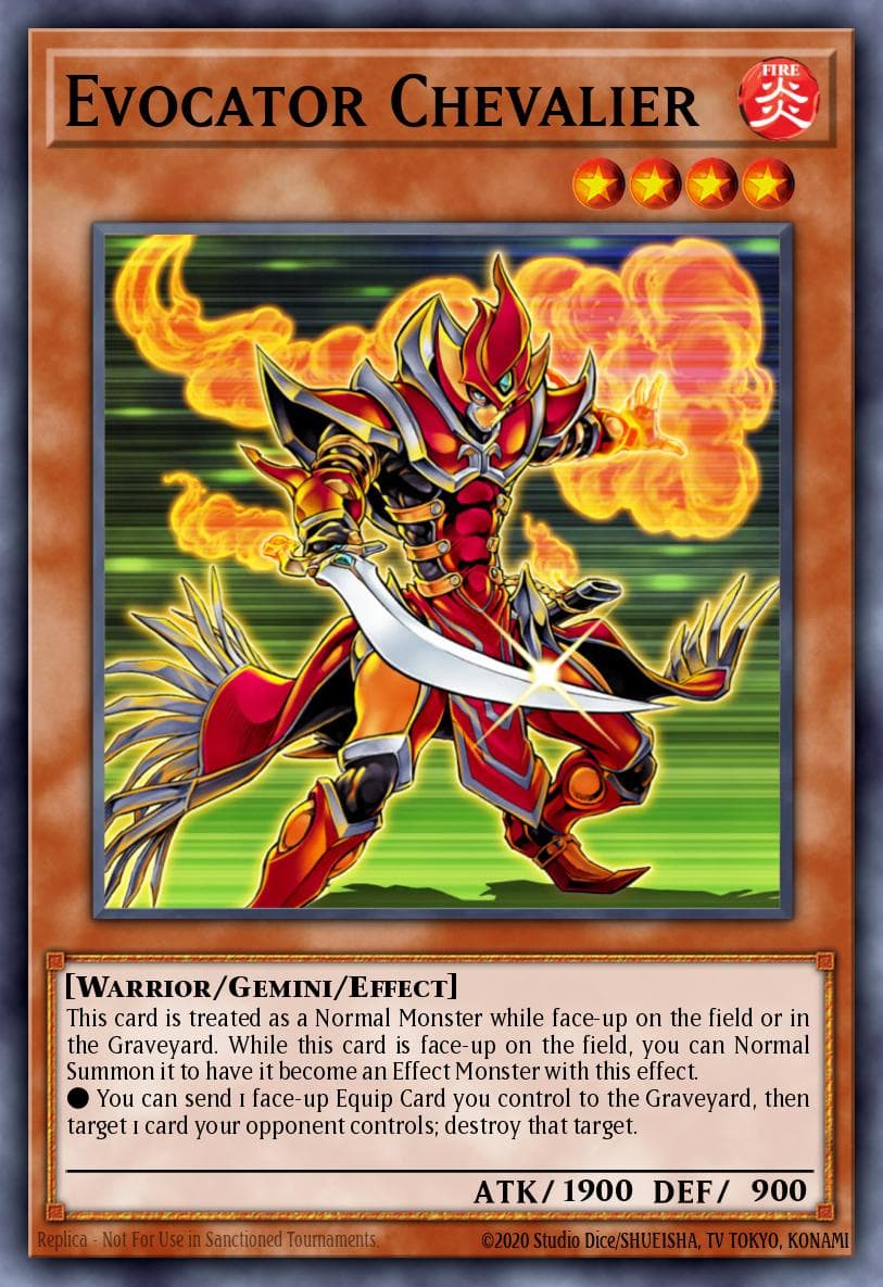 Evocator Chevalier Warriors' Strike Structure Deck card