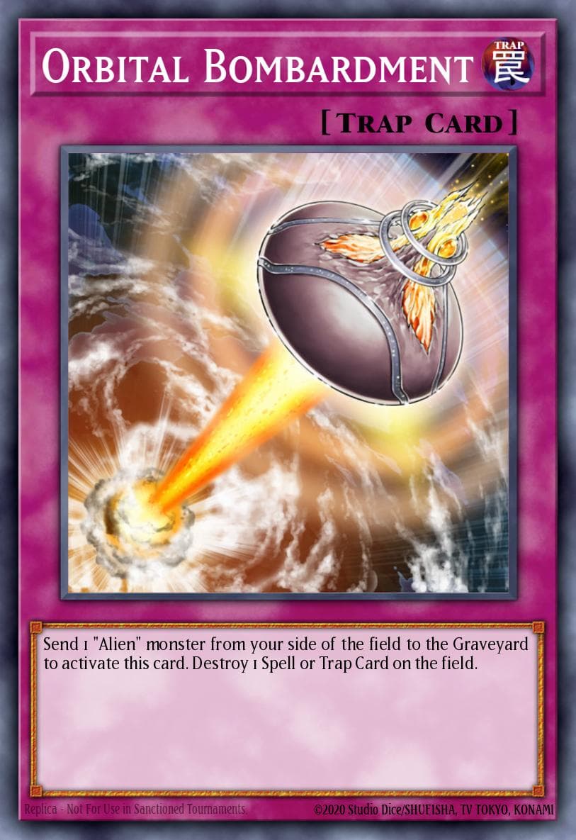 Orbital Bombardment Power of the Duelist card