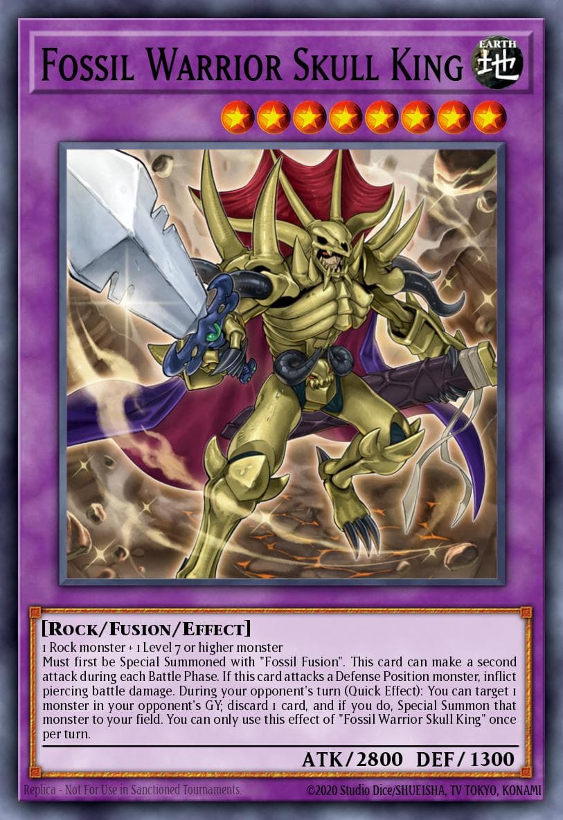Fossil Warrior Skull King Battles of Legend: Chapter 1 card