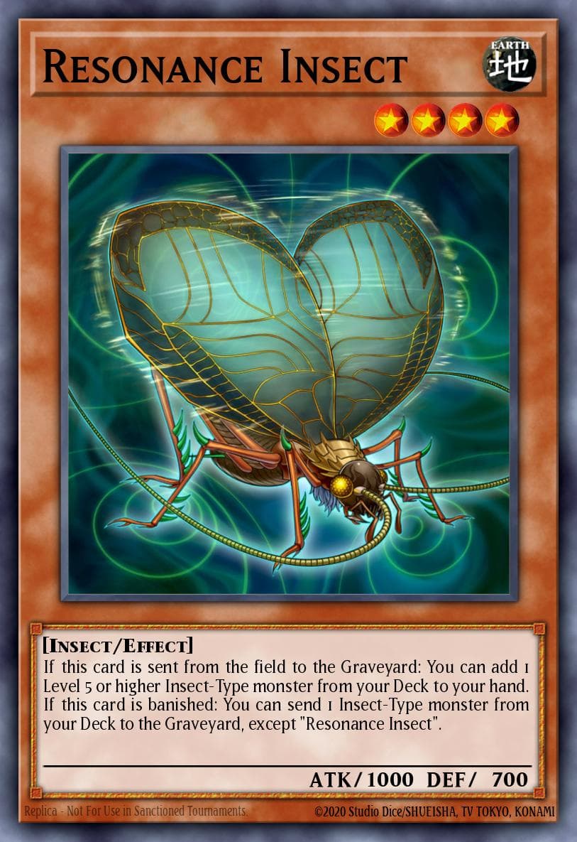 Resonance Insect Structure Deck: Beware of Traptrix card