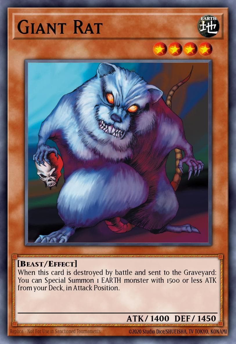 Giant Rat Geargia Rampage Structure Deck card
