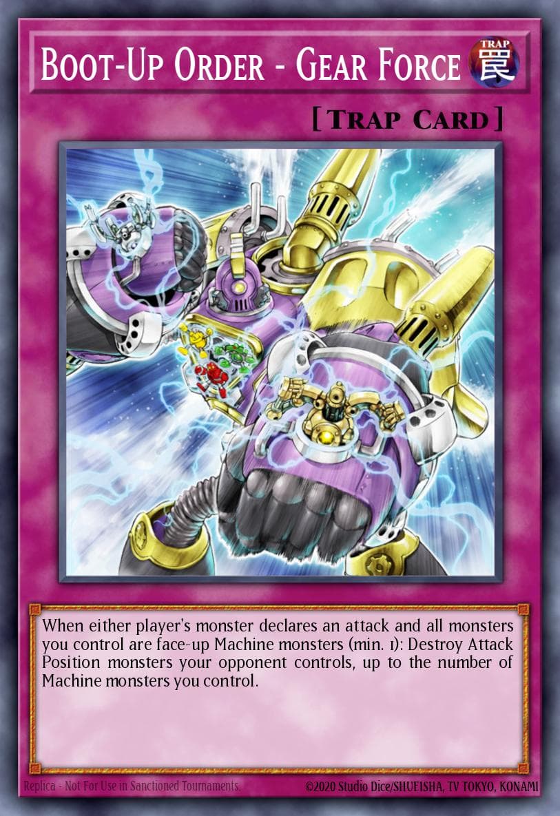 Boot-Up Order - Gear Force Fists of the Gadgets card