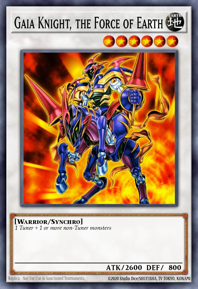 Gaia Knight, the Force of Earth Starter Deck: Yu-Gi-Oh! 5D's card