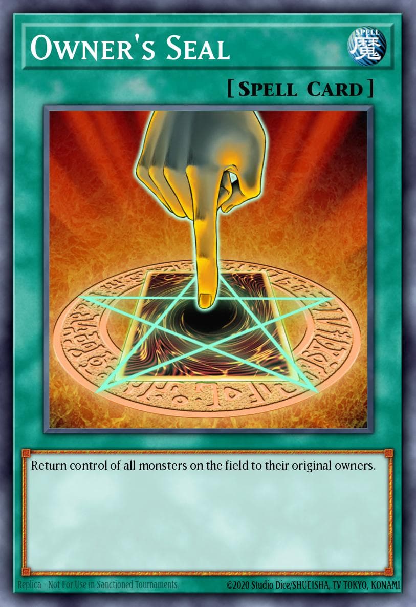 Owner's Seal Structure Deck: Sacred Beasts card