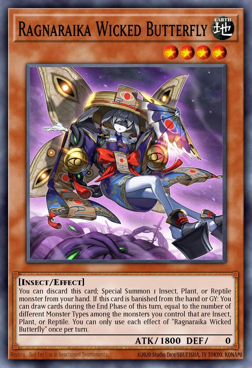 Ragnaraika Wicked Butterfly The Infinite Forbidden card