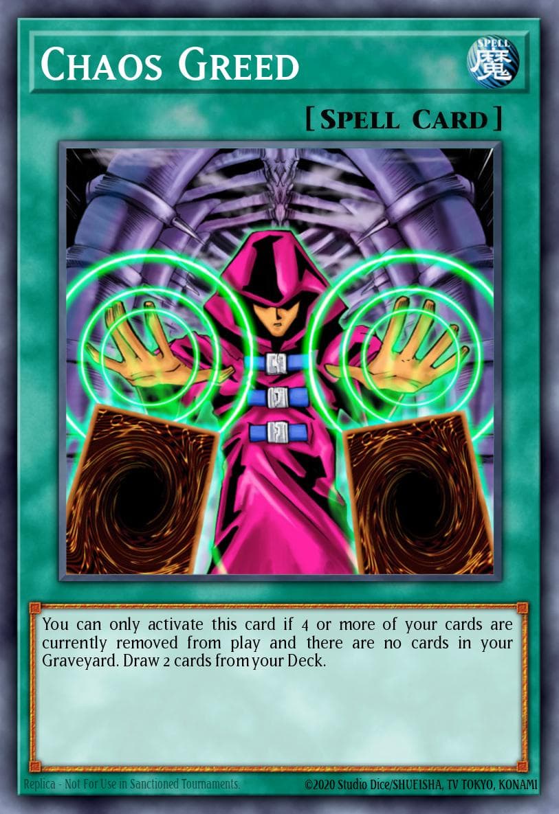 Chaos Greed Dark Revelation Volume 2 card