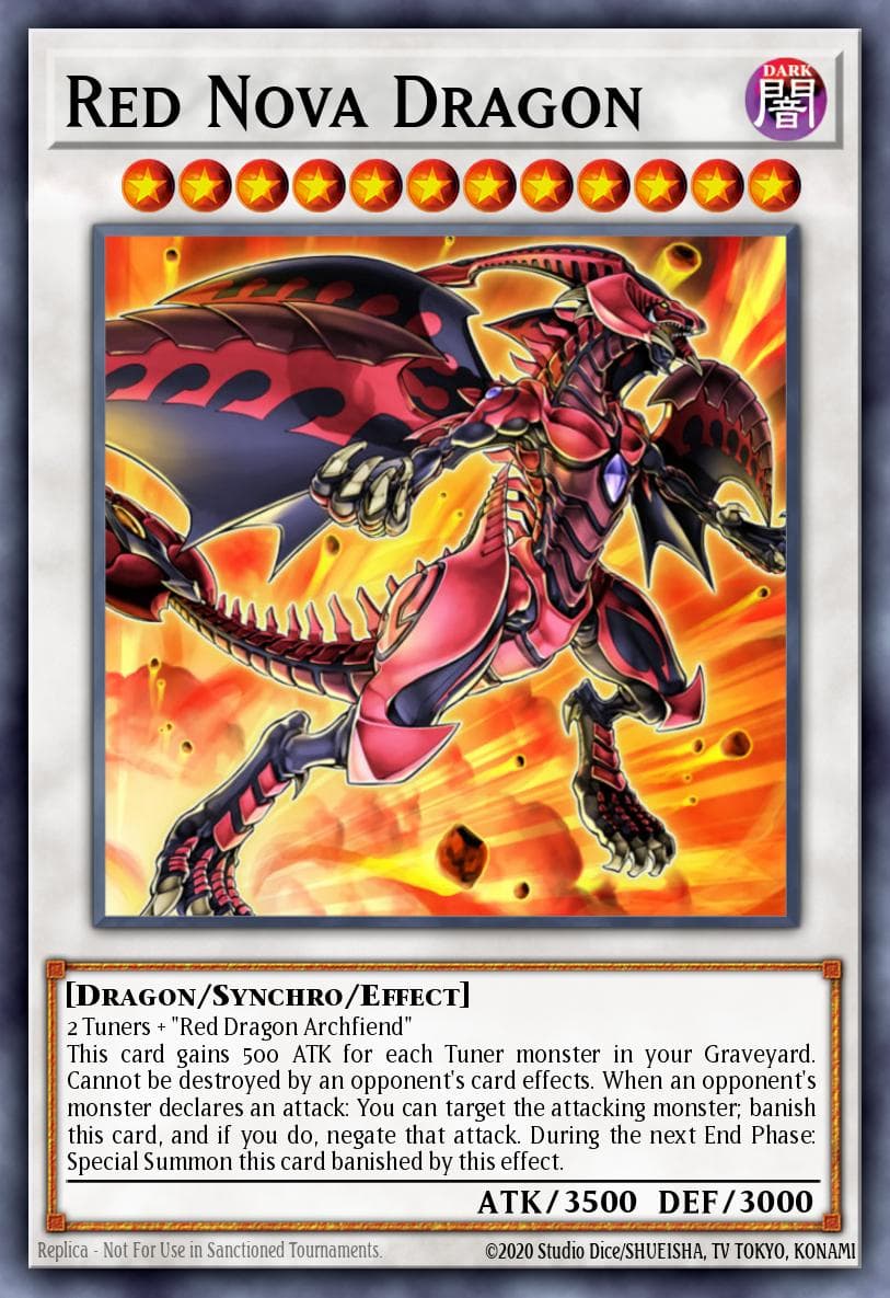 Red Nova Dragon High-Speed Riders card