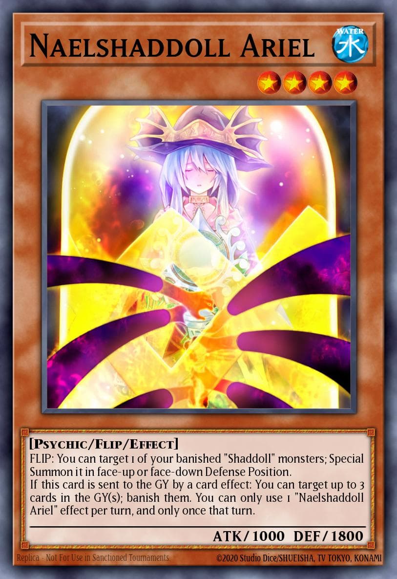 Naelshaddoll Ariel Structure Deck: Shaddoll Showdown card